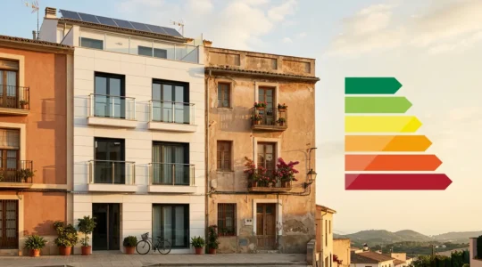 Evaluación de eficiencia energética en una vivienda moderna con diferentes niveles de calificación
