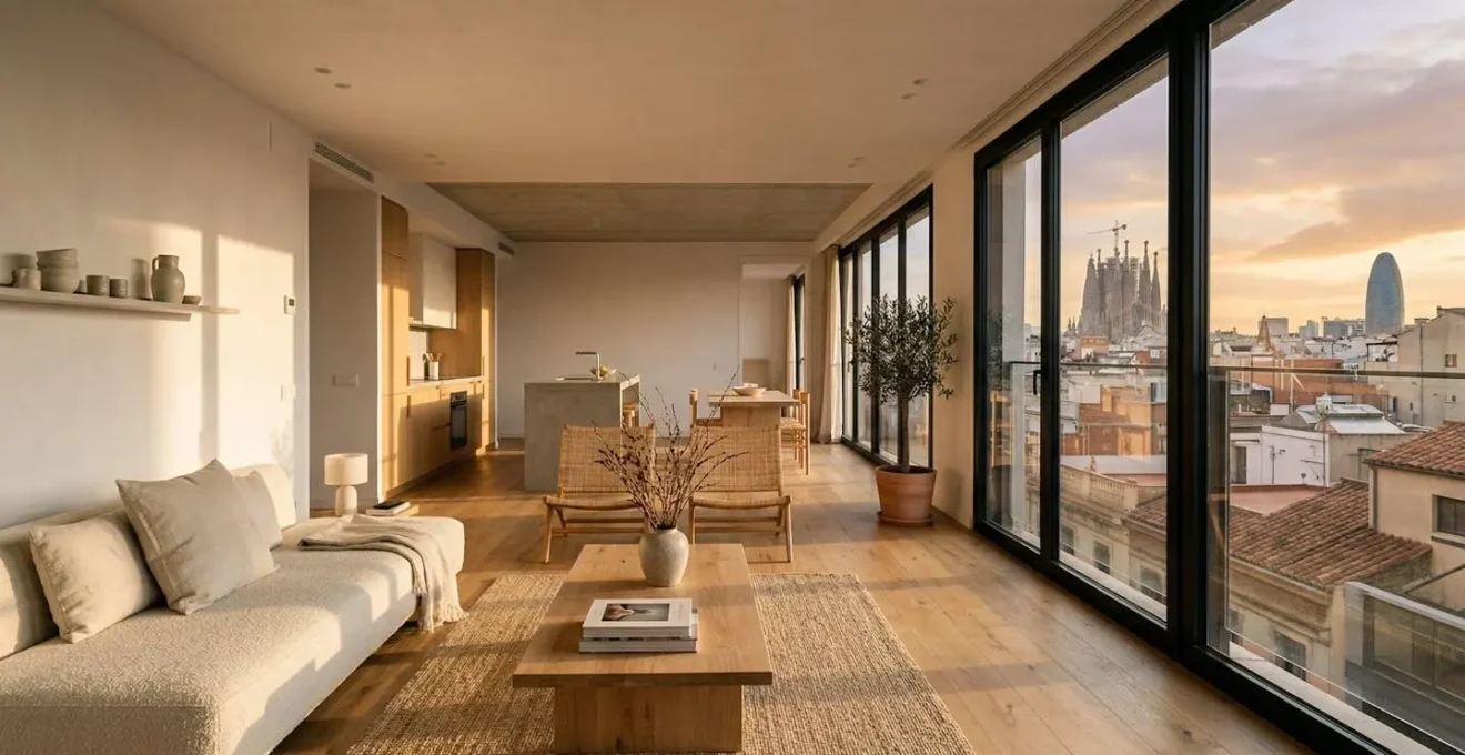Vivienda moderna con reformas de alta calidad y espacios luminosos que aumentan su valor de mercado