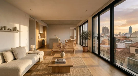 Vivienda moderna con reformas de alta calidad y espacios luminosos que aumentan su valor de mercado