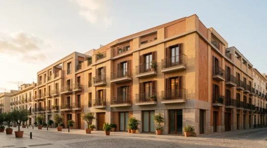 Profesional inmobiliario analizando comparables de venta para valorar propiedad en España
