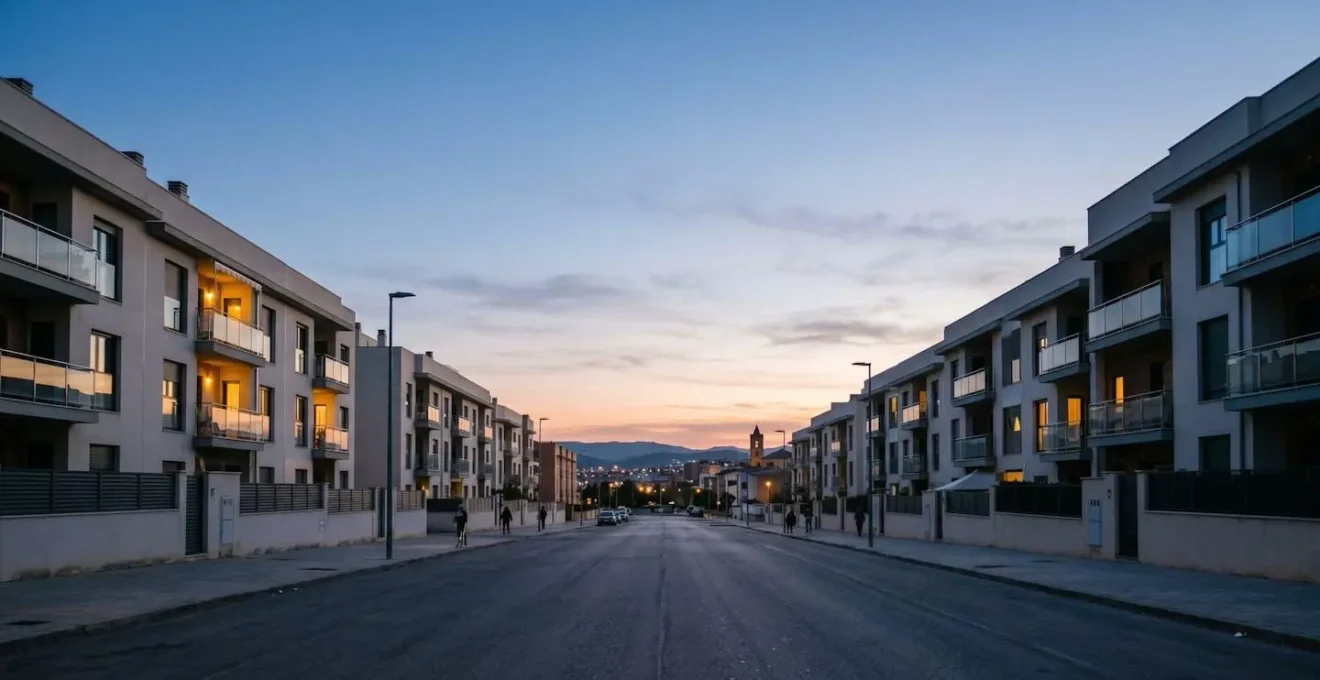 Evolución histórica del mercado inmobiliario español mostrando ciclos de fluctuación