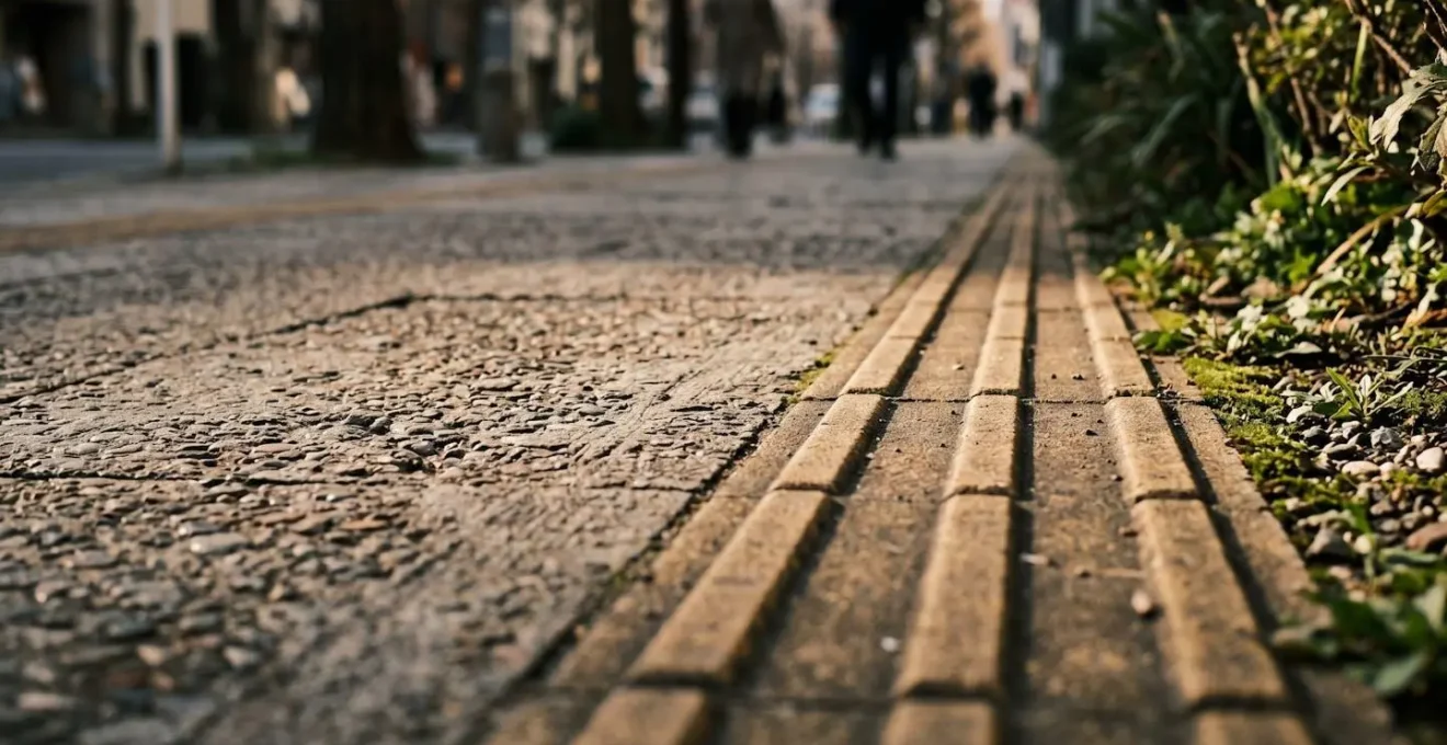 Representacion conceptual de la evaluacion de caminabilidad urbana con elementos del entorno peatonal